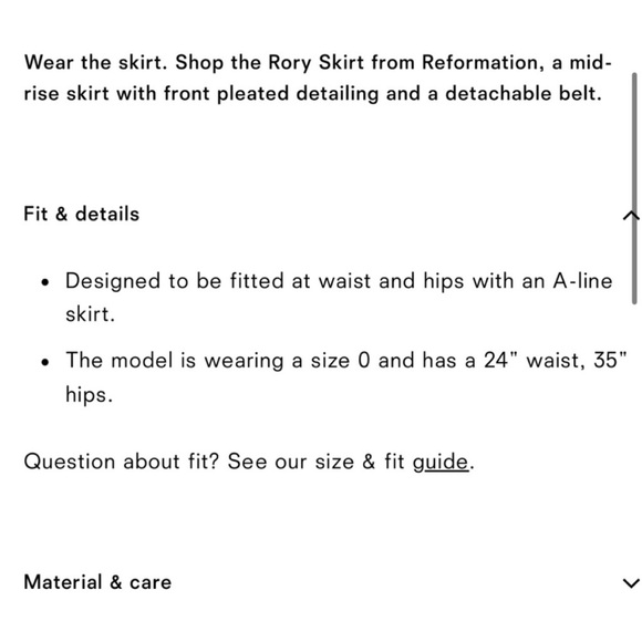 NWT • Reformation Rory white linen skirt - Picture 10 of 11